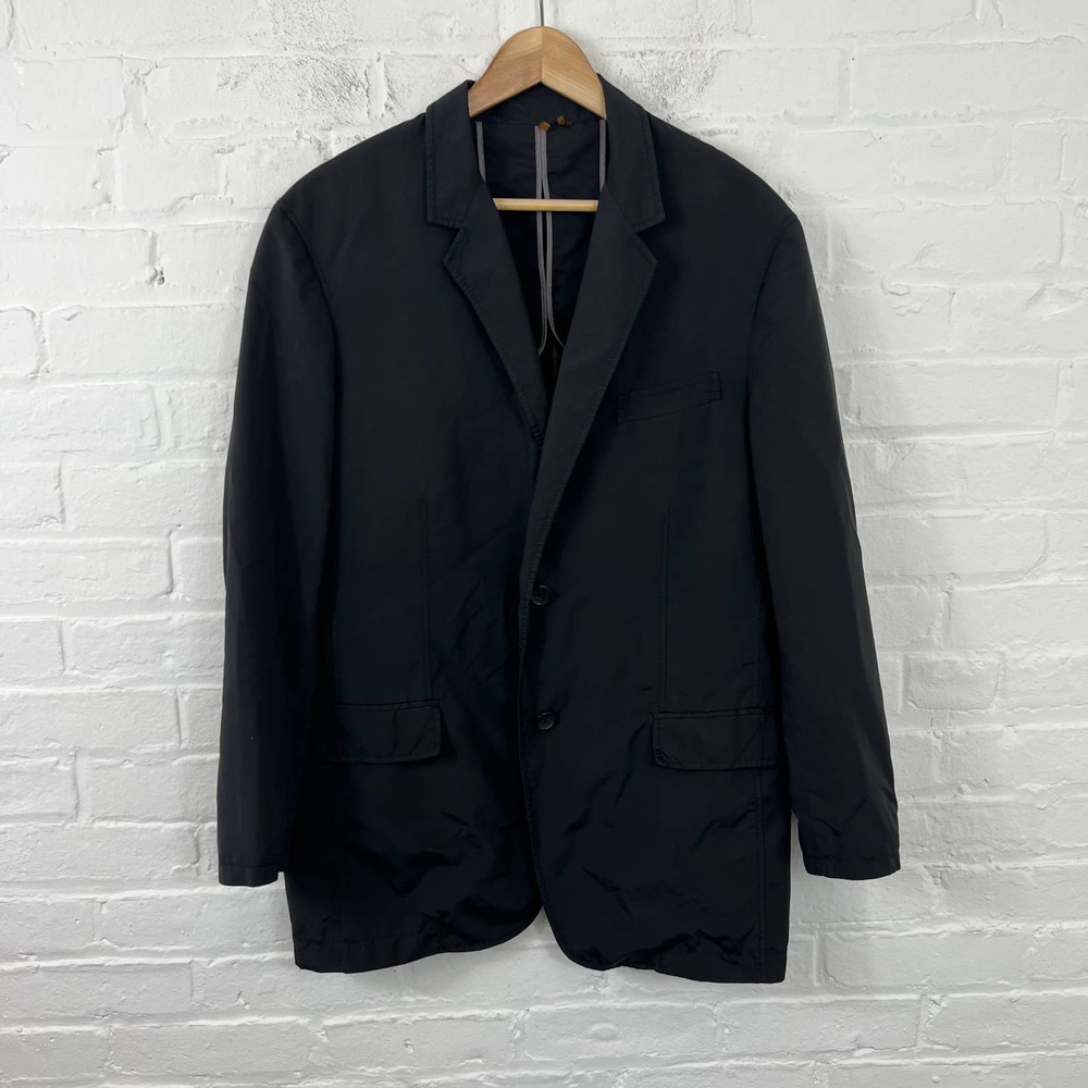 Elie Tahari Women's Button Front Blazer Jacket Long Sleeve Black Size XL